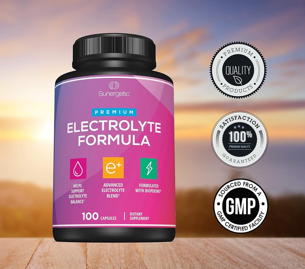 Premium Electrolyte Capsules – Support for Keto, Low Carb, Rehydration & Recovery - Electrolyte Replacement Tablets – Includes Electrolyte Salts, Magnesium, Sodium, Potassium – 100 Capsules 6
