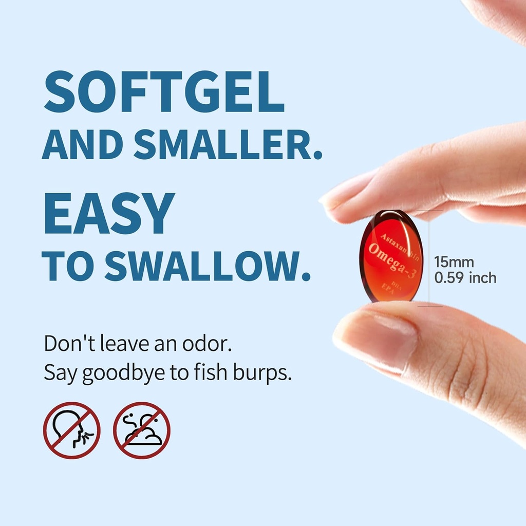 NYO3 Coq10 120mg Support Heart and Krill Oil 1000mg Softgels Bundle 5