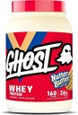GHOST Whey Protein Powder, Nutter Butter - 2LB, 26G of Protein - Whey Protein Blend - ­Post Workout Fitness & Nutrition Shakes, Smoothies, Baking & Cooking - Cookie Pieces Inside 2