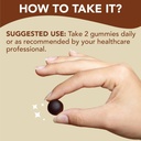 Sakoon nutrition Lions Mane Mushroom Gummies with Turkey Tail, Reishi & More, 2500mg, 60 Count, Raspberry Flavored 5