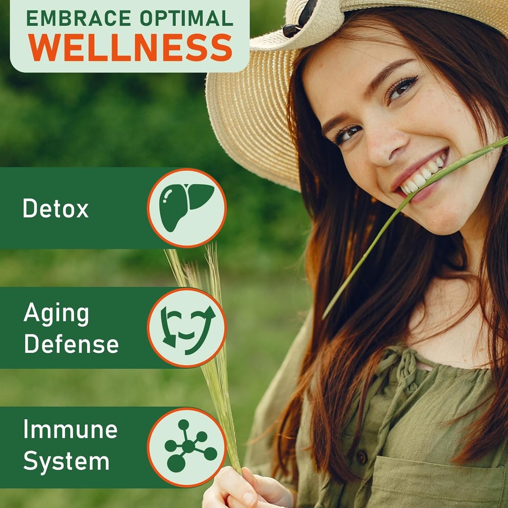 3250 MG Liposomal Glutathione Supplement,Reduced L-Glutathione with Resveratrol,Quercetin, Antioxidant Supplement for Immune System,Gluten Free & Non-GMO, 60 Capsules 4