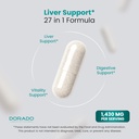 Liver Cleanse Detox & Repair 27 in 1 Formula - Milk Thistle, Dandelion Root, Turmeric, Artichoke Extract & More - Liver Detox Support Supplement - 3rd Party Tested, Vegan Safe & USA Made (60 Count) 6