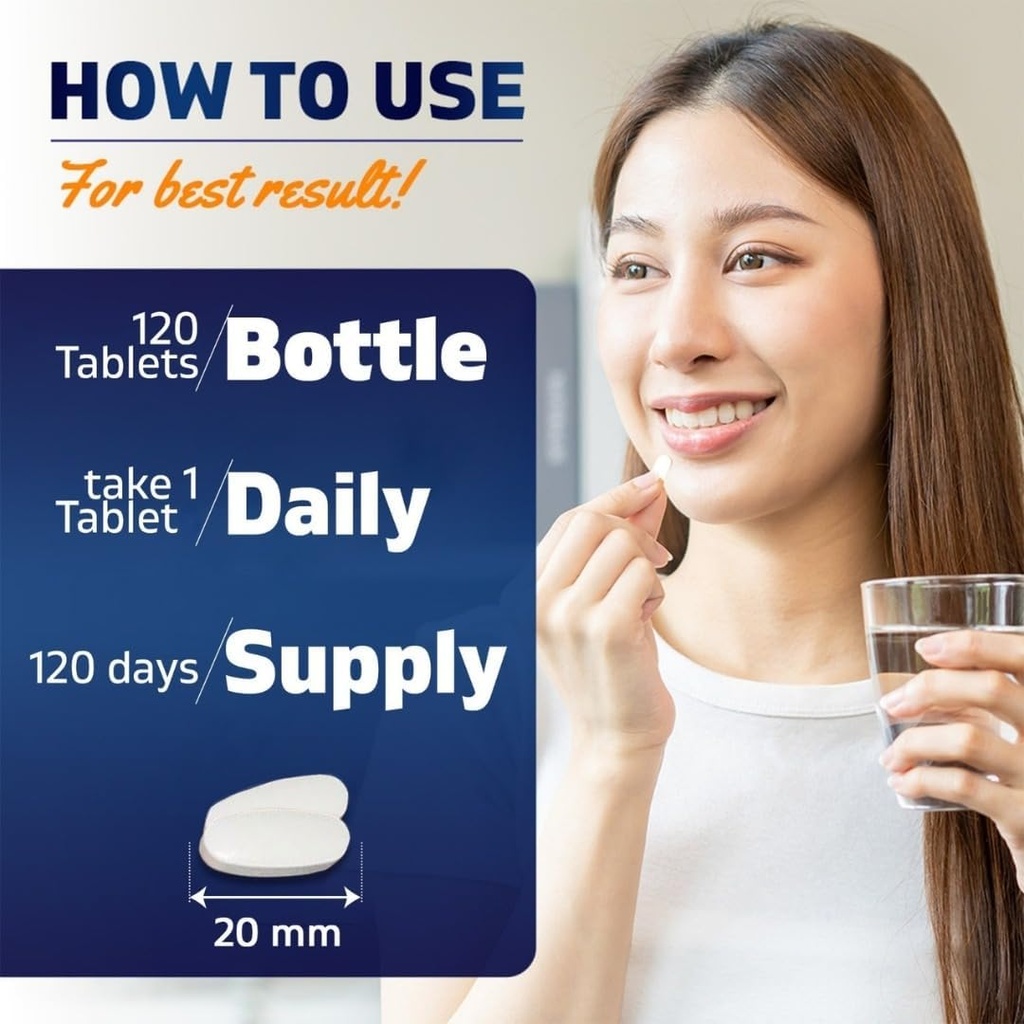 Vitamatic TMG Supplements 1000mg - Trimethylglycine - Betaine Anhydrous - 120 Tablets - 120 Servings - Non-GMO & Gluten Free (2 Bottles) 4