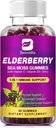 Elderberry Gummies & Irish Sea Moss, Organic Sambucus Elderberry Gummy with Seamoss, Zinc, Vitamin C, D3, Multivitamin Elderberry Vitamin & Energy Support Supplements - Sugar-Free 2