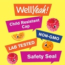 WellYeah Calcium 500mg + Vitamin D3 1000 IU (25 mcg) Gummies for Kids - Bone Health and Muscle Supprt, Immune Support Gummy, Non GMO, Gluten Free, Mix Fruit Flavors - 60 Gummies 6