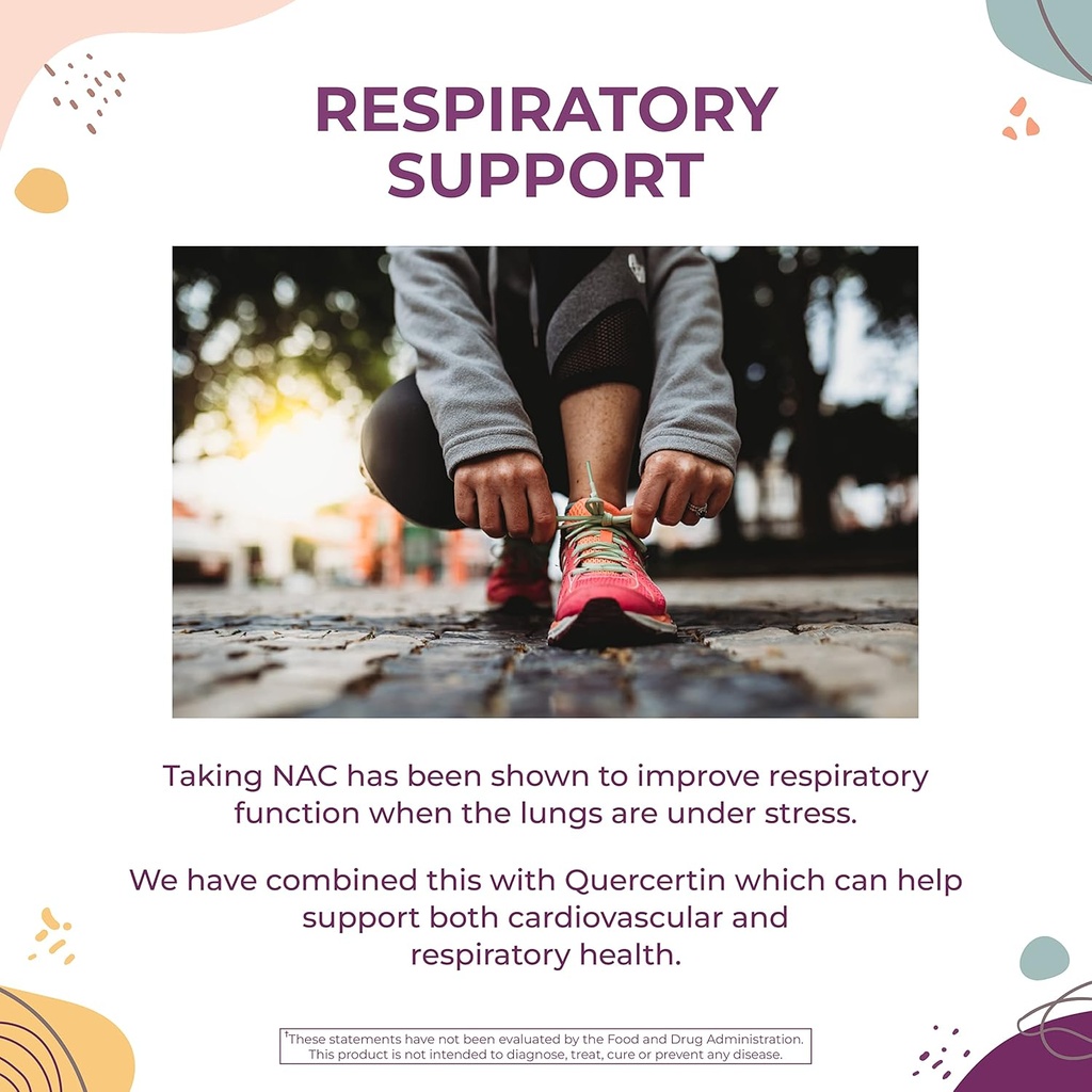 Body Kitchen Mega NAC (N-Acetyl Cysteine) 600 mg with Quercetin, Supports Respiratory Health and Immune Function and Promotes Liver and Kidney Detox, Veggie Caps, (Pack of 3) 6