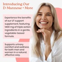 NewLife Naturals D-Mannose Capsules | w/Cranberry and Hibiscus Extracts | Natural Urinary Tract Health Supplement | 1400mg Pure Veggie Powder | 120 Veggie Capsules 4