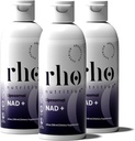Rho Nutrition Liposomal NAD+ – Liquid Supplement Designed to Help Support Absorption – Active Form of NAD+ Helps Support Normal Cellular Health, Healthy Aging, Energy Metabolism & Vitality – 3 Pack 2