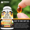 FRESH HEALTHCARE Black Seed Oil and 100% Natural Vitamin C - Bundle 3
