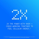 ProHealth NADH + CoQ10 - Boost NAD+ | 60 Day Supply | Pure NADH 25 mg, CoQ10 100 mg | 60 Acid Resistant Capsules | Energy | Focus | ATP Production 5