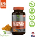 Turmeric Curcumin with Bioperine, Black Pepper Extract for Absorption, Natural Joint Support and Overall Health, 1500mg per Serving, 120 Vegan Capsules 5
