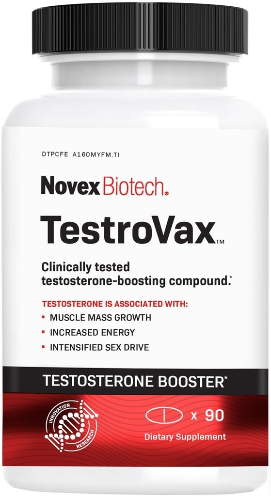 Novex Biotech Testrovax, Best Testosterone Booster for Men - T Booster - Fenugreek & Ashwagandha - Increase Testosterone levels in 12 days*, 30-Day Supply 2