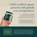 Gaia Herbs Organic Immune Rapid Defense Gummies - Supports Immunity - with Propolis, Ginger, and Echinacea - 60 Vegan Gummies (30-Day Supply) 5
