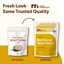 Organic Non-Fortified Nutritional Yeast Flakes, 2 Pounds (32oz) | Rich in Vegan Protein, B Vitamins & Beta-glucans | Keto Friendly, Dairy Free Cheese Substitute, Non-GMO, Gluten Free 3