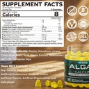 NEVISS Sugar Free Turmeric Curcumin Gummies + Marine Algae Calcium Supplement 600mg, High Absorption, Vegan 3