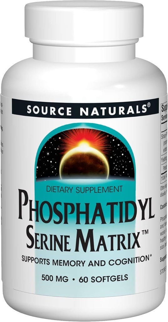 Source Naturals Phosphatidyl Serine Matrix 500mg - 60 Softgels 5