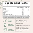 Organic Prebiotics Fiber Powder | 1Lb, 6 in 1 All Natural Plant | Fruit Formula, Strawberry Flavor, Vegan | Keto, No Additives, No Fillers, Supports Healthy Digestion & Immune System for Women and Men 3