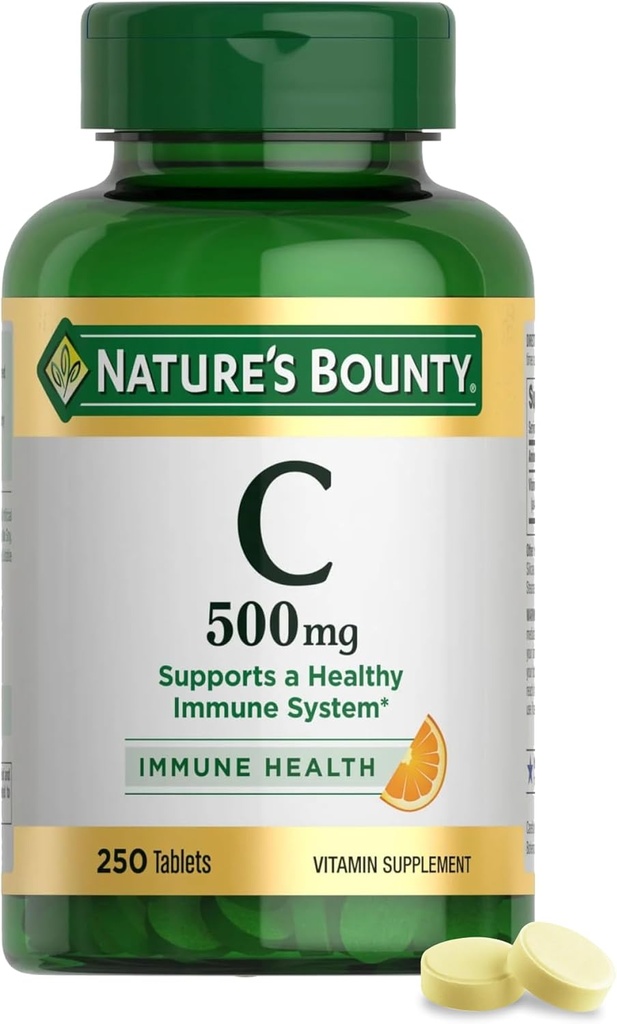 Nature's Bounty Vitamin C 500 mg Tablets 100 ea (Pack of 6) 3