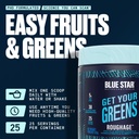 Blue Star Nutraceuticals ROUGHAGE - 38 Fruits & Greens Superfood Powder | No Artificial Flavors or sweeteners | Amazing Taste (Pineapple Coconut) 4