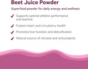 PURE SYNERGY Organic Beet Juice Powder | Pre-Workout Supplement | Organic Beet Root Juice Powder | for Healthy Circulation, Exercise, and Detoxification (6.4 oz.) 6