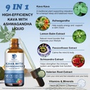 (3 Pack) Kava Kava Root Extract Supplement - High Concentration Kava w/Ashwagandha, Lemon Balm, Valerian Root for Immune & Overall Health - Vegan, Alcohol-Free 3