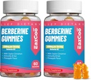 2 Pack Berberine Gummies -1200mg Berberine Supplement with Ceylon Cinnamon for Metabolism and Energy Support, Vegan Gelatin-Free-120 Count 2