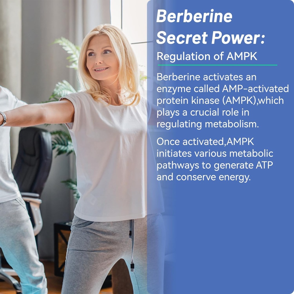 2 Pack Berberine Gummies -1200mg Berberine Supplement with Ceylon Cinnamon for Metabolism and Energy Support, Vegan Gelatin-Free-120 Count 5