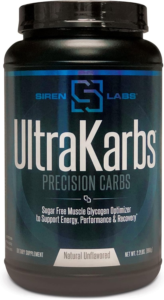 Siren Labs Ultra Karbs Mass Gainer Post Workout Muscle Builder Healthy Carb Loading - Carbohydrate Blend with KarboLyn - More Energy, Faster Recovery - Weight Gainer for Men (40 Servings) 2