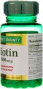 Nature's Bounty Biotin 1000 mcg Vitamin Supplement Tablets 100 ea (Pack of 2) 6