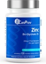 CanPrev Zinc Bis-Glycinate 25, 120 vegicaps 2