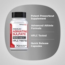 Piping Rock Agmatine Sulfate Capsules | 1500mg | 70 Pills | Premium Grade Supplement | Non-GMO, Gluten Free 5