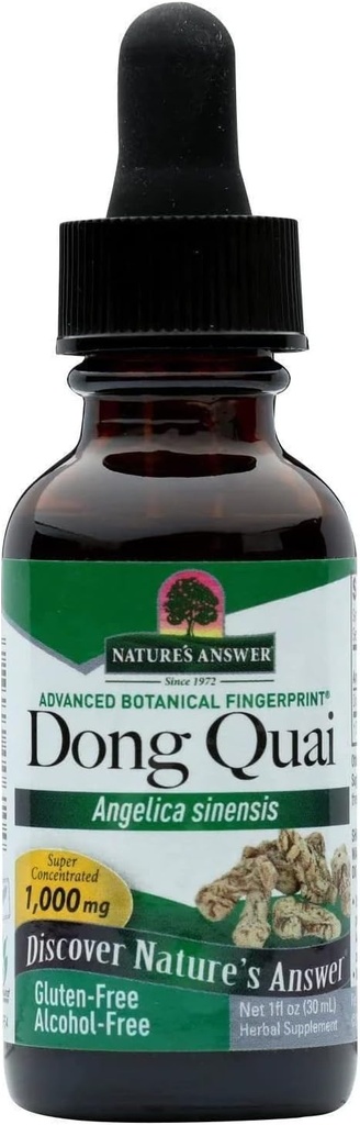 Nature's Answer Dong Quai Womens Support Supplement - Female Hormonal Support, Female Wellness Supplement, Liquid Extract, Alcohol Free, Gluten Free, Kosher - 1 oz 2