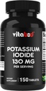 Potassium Iodide Dietary Supplement 130 mg per Serving - 150 Tablets (3 Bottles) 2
