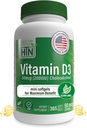 Health Thru Nutrition Vitamin D3 2000iu 365 Mini Softgels for Maximum Benefits | Year Supply | 50mcg Cholecalciferol | 3rd Party Tested | Non-GMO USP Grade in EVOO | Immune Health Support 2