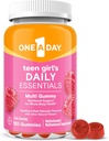 ONE A DAY Teen for Her Multivitamin Gummies, Gummy Multivitamins with Vitamin A, C, D, E and Zinc for Immune Health Support, Physical Energy & More, 60 Count (Pack of 2) 4