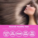 Doctor Danielle Hair Skin and Nails Vitamins for Women and Men– Biotin 5000 mcg Supplement to Support Normal Hair Growth and Glowing Skin, Organic Coconut Water, Rice Phytoceramides 5