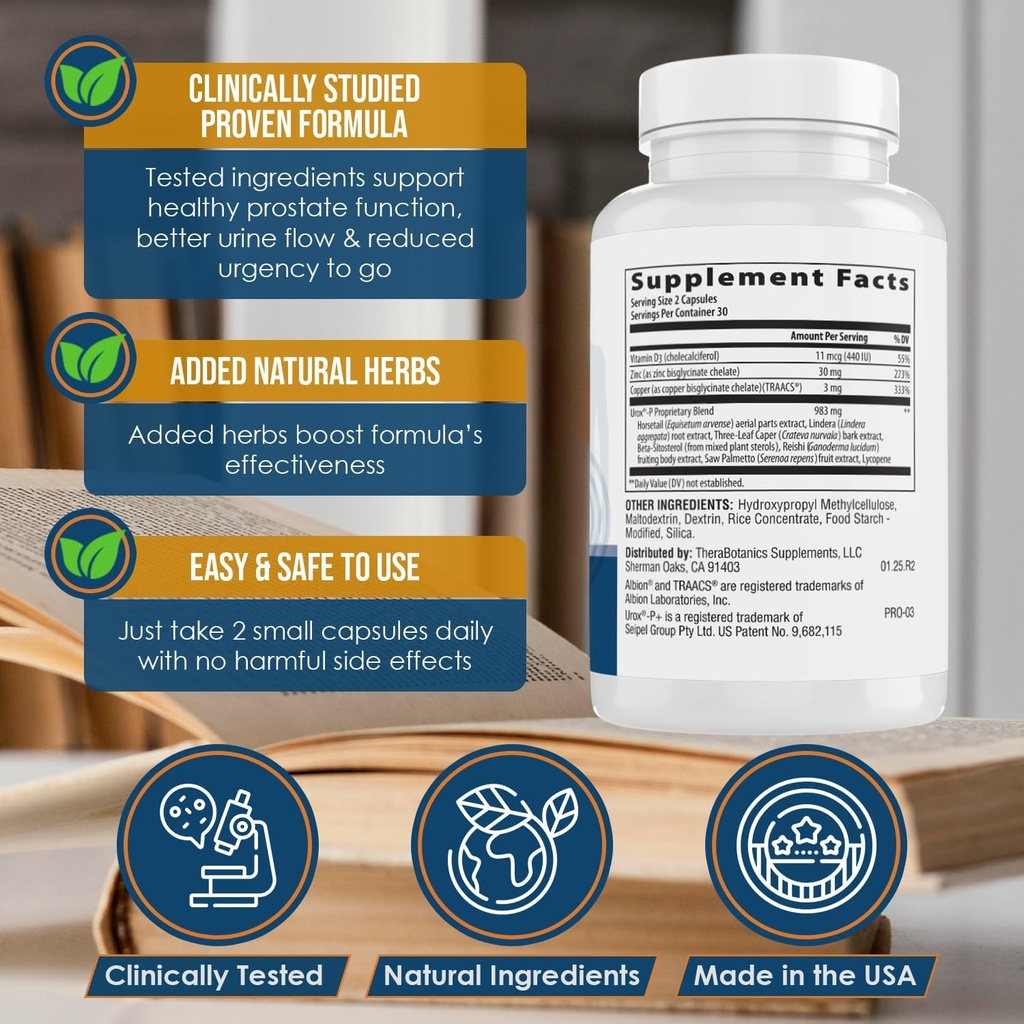 Advanced Men's Prostate Support by Ideal Prostate Plus Ultra with Reishi Mushroom, Saw Palmetto, Lycopene and More for Natural Relief 3