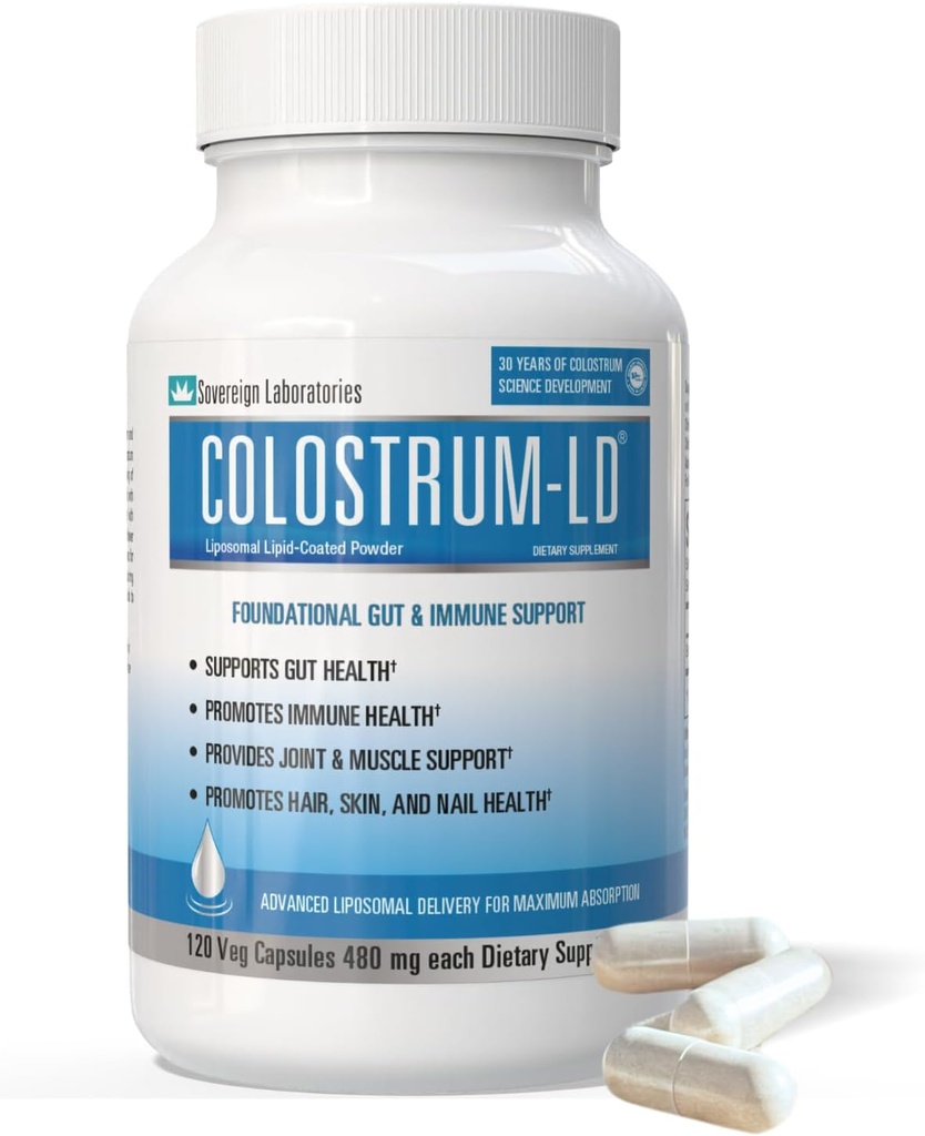 Colostrum-LD Colostrum Capsules - 120 Count - Liposomal Delivery 2