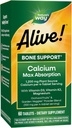 Nature's Way Alive! Calcium Max Absorption, Plant Source Calcium, Vitamin D3 & K2, Magnesium, Bone Support*, 60 Tablets (Packaging May Vary) 2