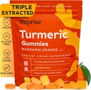 Turmeric Gummies for Women | Turmeric Supplement Gummies for Inflammation | Turmeric Gummies for Adults | Natural Curcumin, Low-Sugar, Vegan, Mandarin Orange Flavor, 45 Count 2