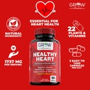 Heart Support Supplement, Promotes Cardiovascular Health, Triglyceride, Homocysteine, and CRP Levels, Natural Artery Cleanse, Made with 22 Premium Herbs & Vitamins 5