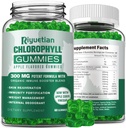 Sugar Free Chlorophyll Gummies - with Unfiltered ACV & Vitamin C、B12 - Energy Boost, Immune & Digestion Support, Natural Deodorant, Skin Care - Vegan, Non-GMO - 120 Gummies 6