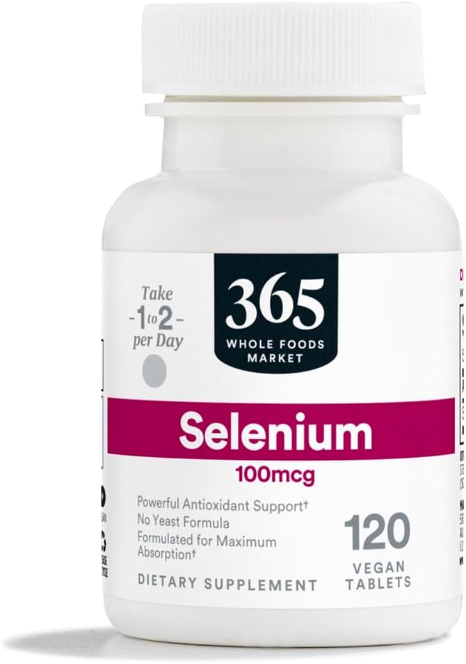 365 by Whole Foods Market, Selenium 100mcg, Vegan, 120 Tablets 2