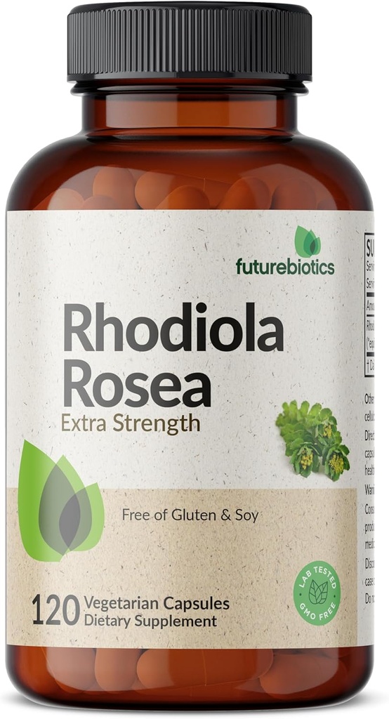 Futurebiotics Rhodiola Rosea Powder Adaptogenic Herb Vegetarian Capsules, 120 Count 2
