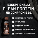 Jocko Fuel Mölk 30g Grass Fed Protein Shakes - No Added Sugar Protein Drinks KETO Friendly - Ready to Drink 12 FL Oz (Pack of 12) Sweet Cream Coffee 4