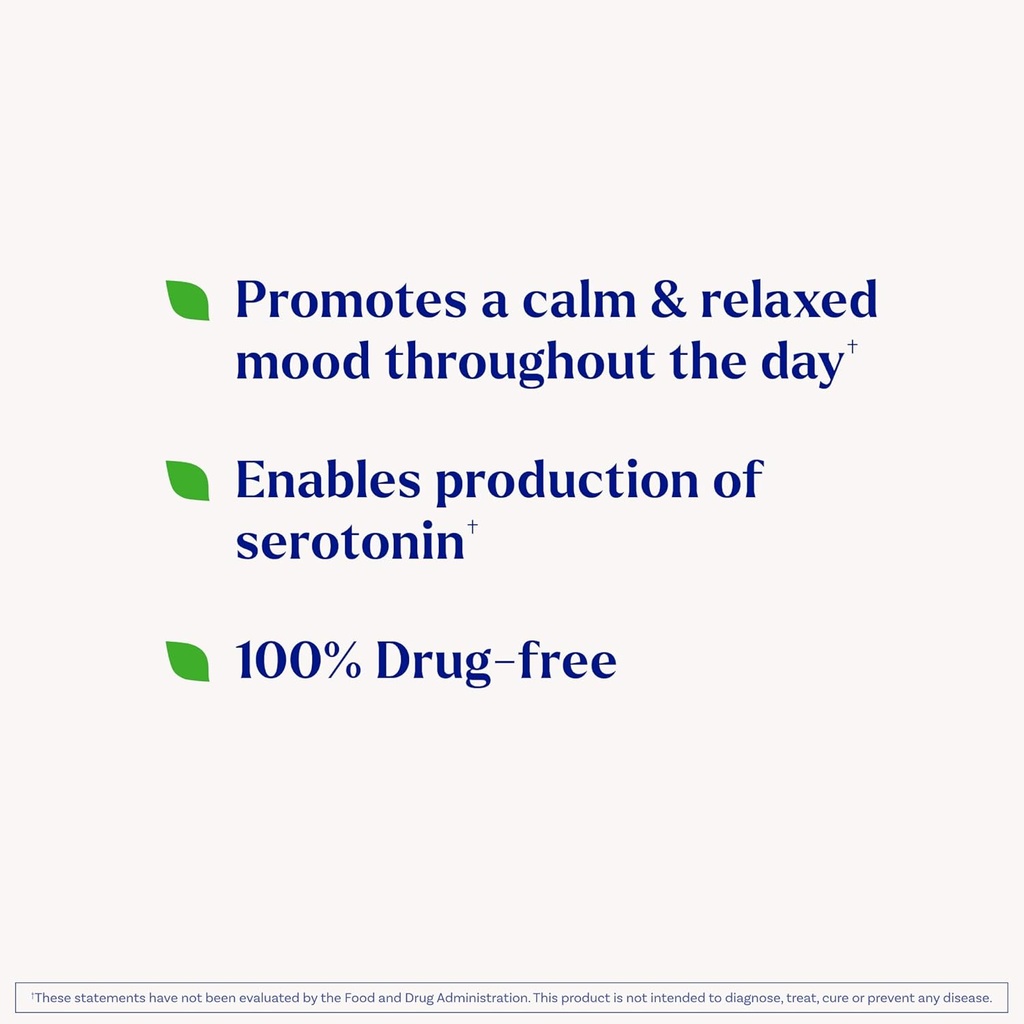 Natrol Mood + Stress 5-HTP 100 mg, Dietary Supplement for a Balanced Mood, Capsules for Adults, 30 Capsules, Up to a 30 Day Supply 4
