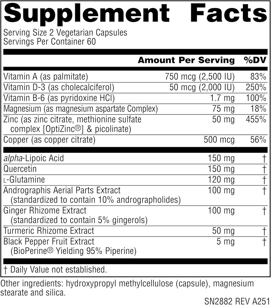 Source Naturals Wellness ZincMunity, Supports Zinc Absorbtion, Metabolism, and Utlization for Immune Health*, 50 mg Zinc - 120 Vegetarian Capsules 6
