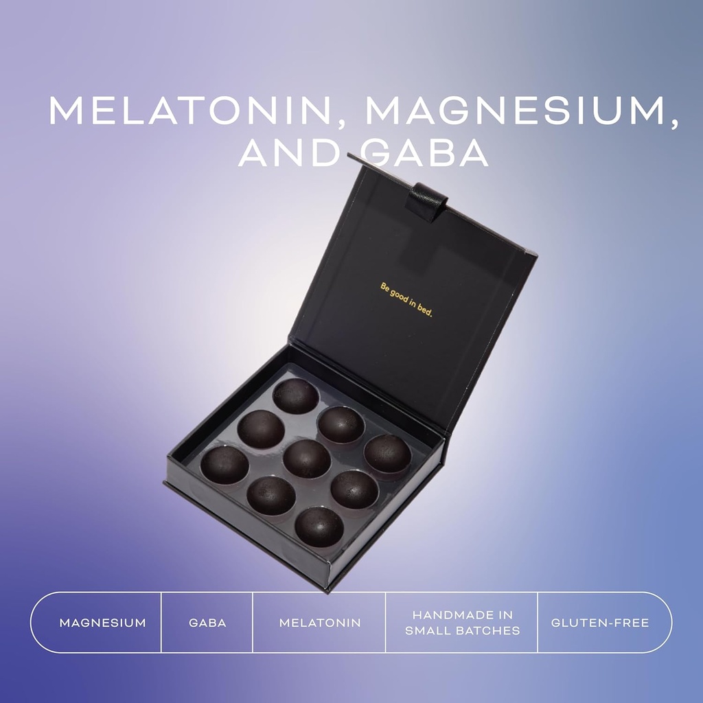 Molly J. Sleep Gumdrops – 5mg Melatonin Gummies with Magnesium & GABA – Plant-Powered, Sleep Gummies Packed in a Luxury Gift Box – Pack of 9 Gumdrops 3