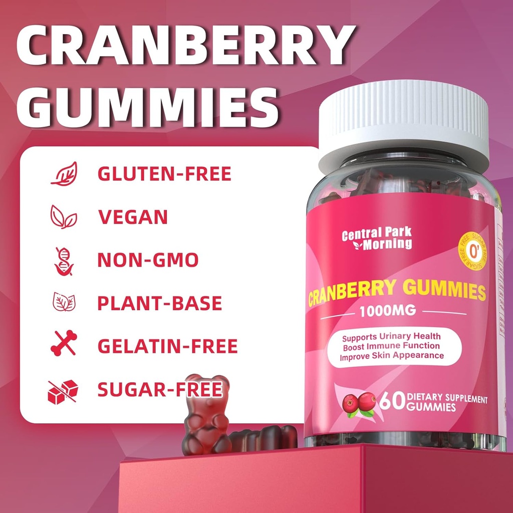Cranberry Gummies for Urinary Tract Health 5