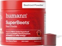 HumanN SuperBeets Beetroot Powder - Nitric Oxide Boost for Blood Pressure, Circulation & Heart Health Support - Non-GMO Superfood Supplement - Original Apple Flavor, 30 Servings 2